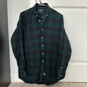 Ralph Lauren Plaid Button up - Men’s (Blue / Green)